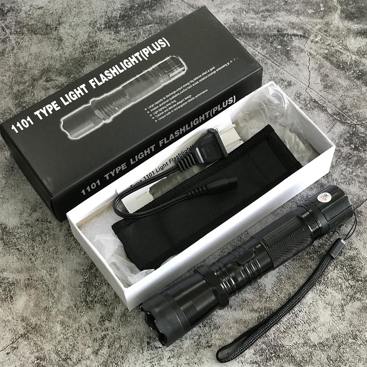 1101 Stun Gun Flashlight  Self-defense Electric Stick - Image 7