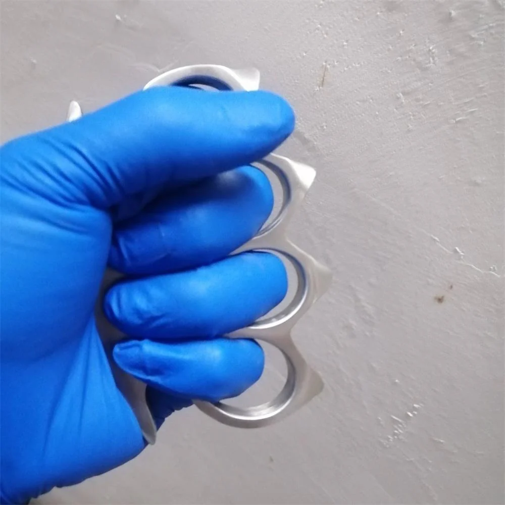 304 Stainless Steel Knuckle Duster Boxing Self-defense Protective Gear - Image 2
