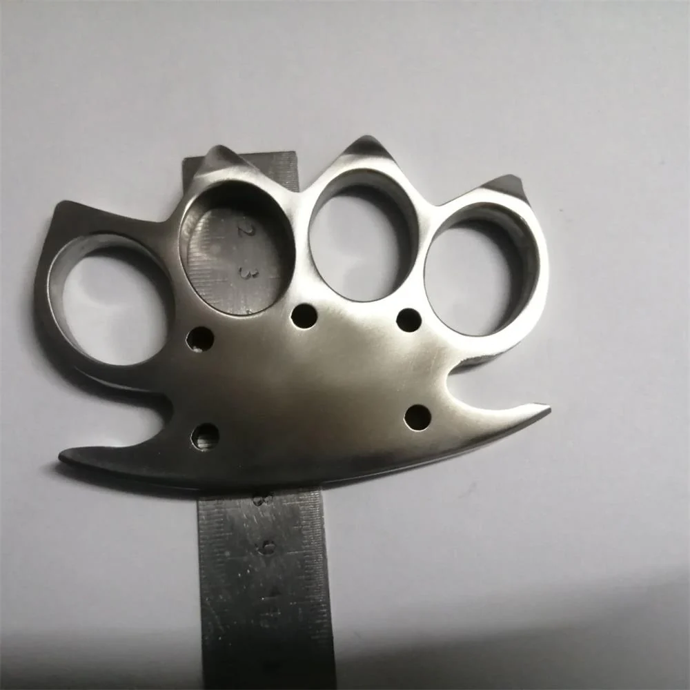 304 Stainless Steel Knuckle Duster Boxing Self-defense Protective Gear - Image 4