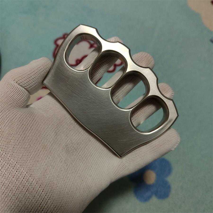 304 Stainless Steel Knuckle Duster Broken Window EDC Protective Gear - Image 9