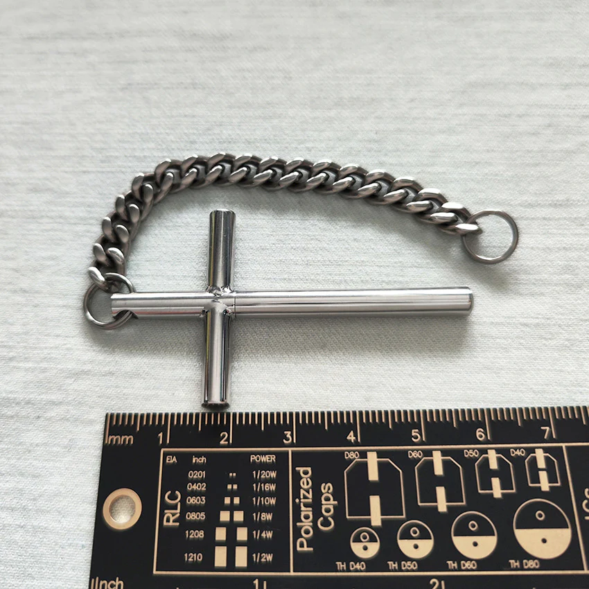 304 Steel Toothpick Titanium Chain Self Defense Tool - Image 10