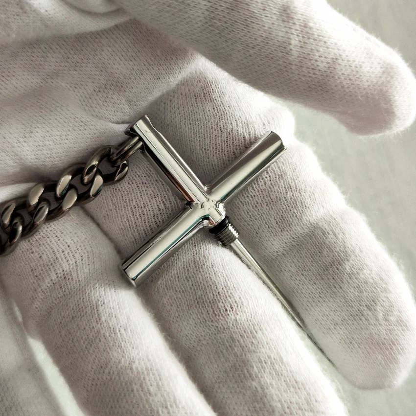 304 Steel Toothpick Titanium Chain Self Defense Tool - Image 3