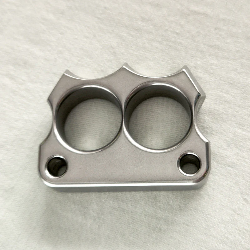 316 Steel Knuckle Duster Two Finger Window Breaker EDC Tool - Image 9