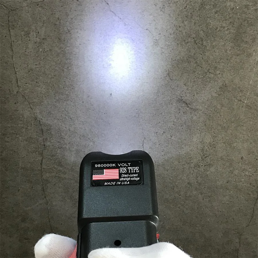 Stun Gun 928 High-power Electric Baton Self-protection Electric Shock Lamp - Image 7