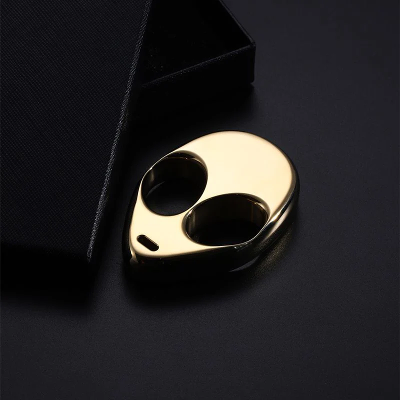 Alien Brass Knuckle Duster Portable EDC Tool - Image 5