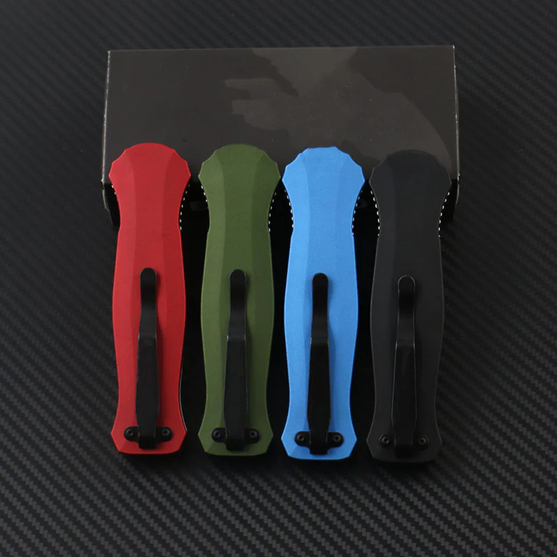 BM 3300 Aluminum Handle Tactical Knife D2 Blade Outdoor Camping Pocket Knives EDC Self-Defenses Tool - Image 4
