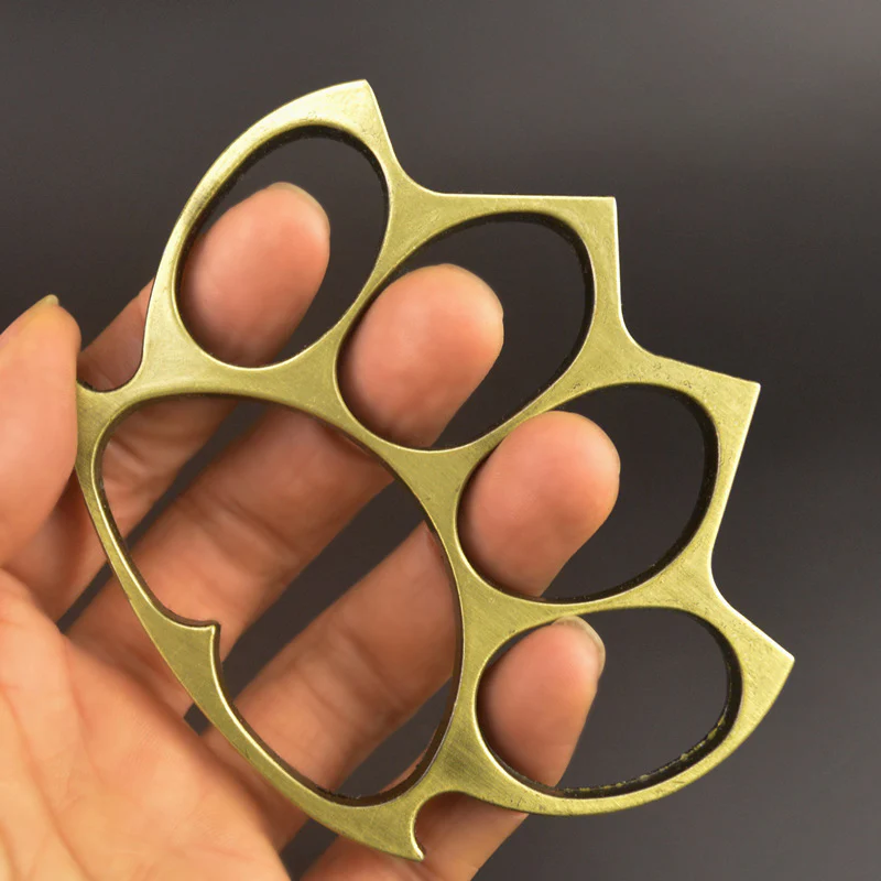 Assassins - Solid Brass Knuckles Duster For Self Defense Window Breaker EDC Supplies - Image 3