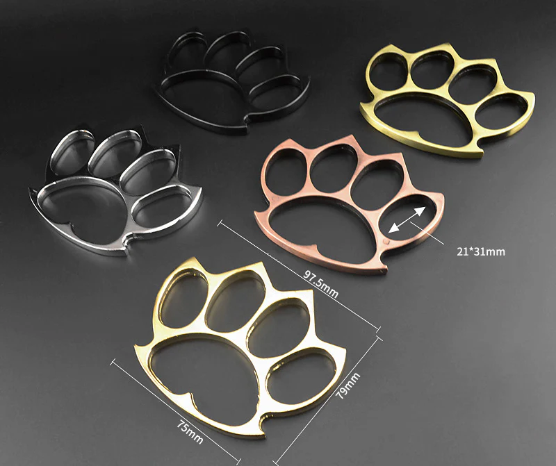 Assassins - Solid Brass Knuckles Duster For Self Defense Window Breaker EDC Supplies - Image 6