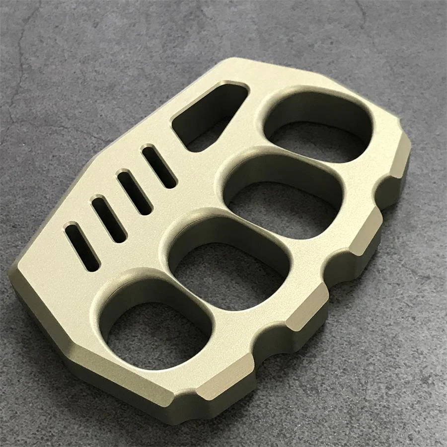 Aviation Aluminum Knuckle Dusters Large Finger Hole EDC Tool - Image 10