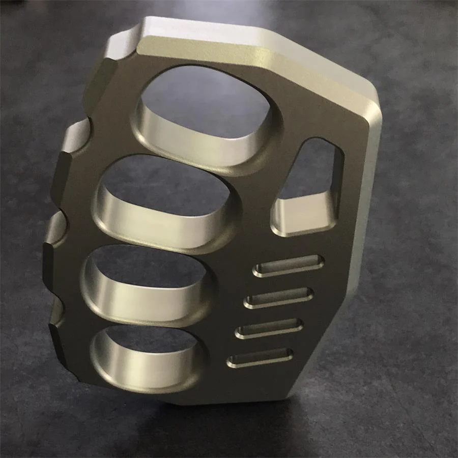 Aviation Aluminum Knuckle Dusters Large Finger Hole EDC Tool - Image 7