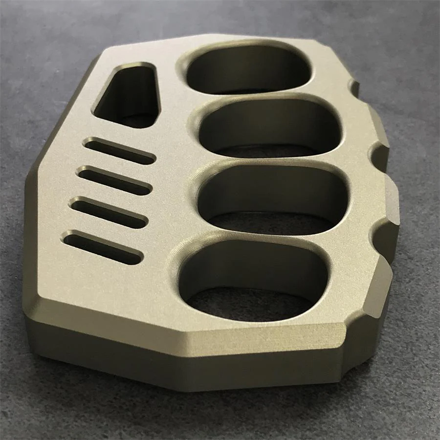 Aviation Aluminum Knuckle Dusters Large Finger Hole EDC Tool - Image 9