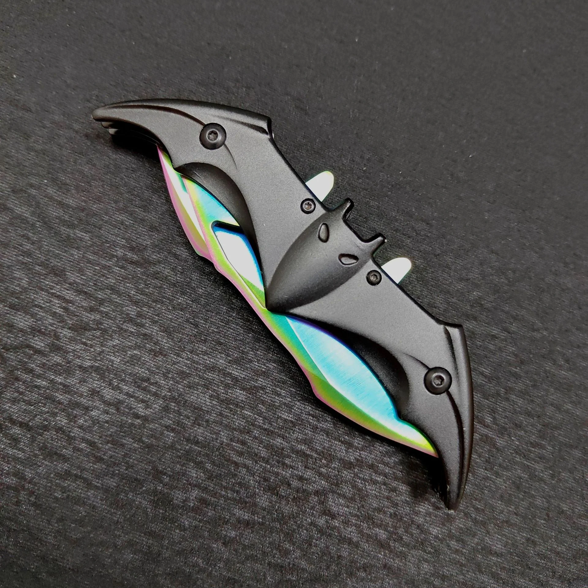 Bat Knife Double Blade Folding Knife Outdoor Camping Defense Hunting Pocket Knives - Image 13