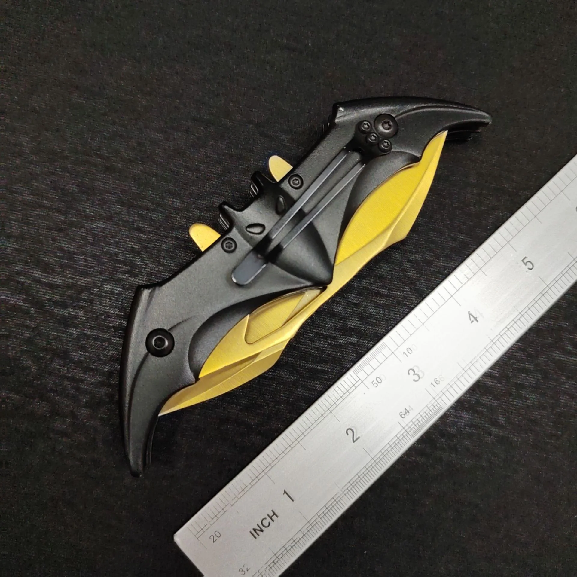 Bat Knife Double Blade Folding Knife Outdoor Camping Defense Hunting Pocket Knives - Image 6