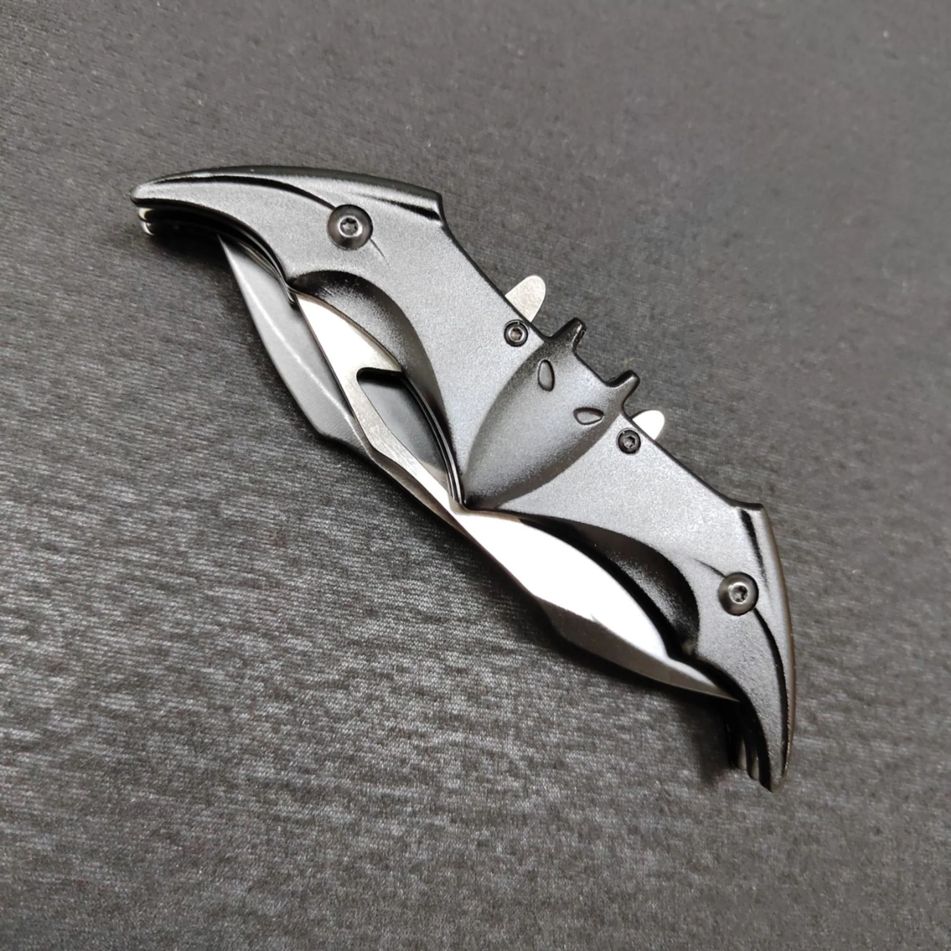Bat Knife Double Blade Folding Knife Outdoor Camping Defense Hunting Pocket Knives - Image 8