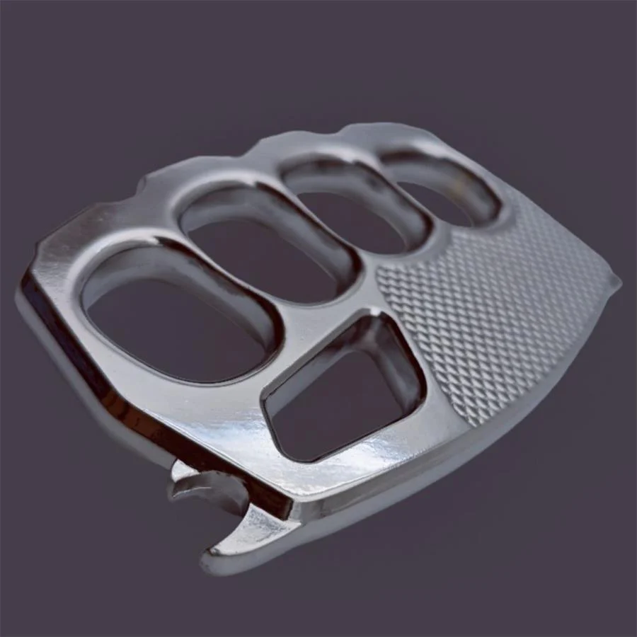 Big Finger Hole Thickened Brass Knuckle Duster - Image 10