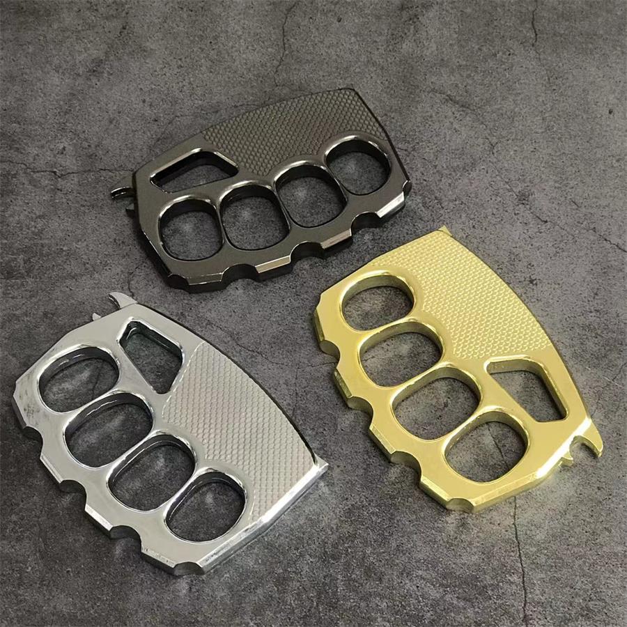 Big Finger Hole Thickened Brass Knuckle Duster - Image 4