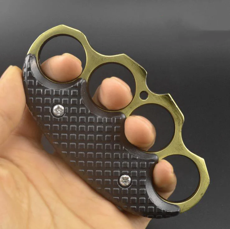 Blom - Solid Brass Knuckles Duster For Self Defense Window Breaker EDC Supplies - Image 7