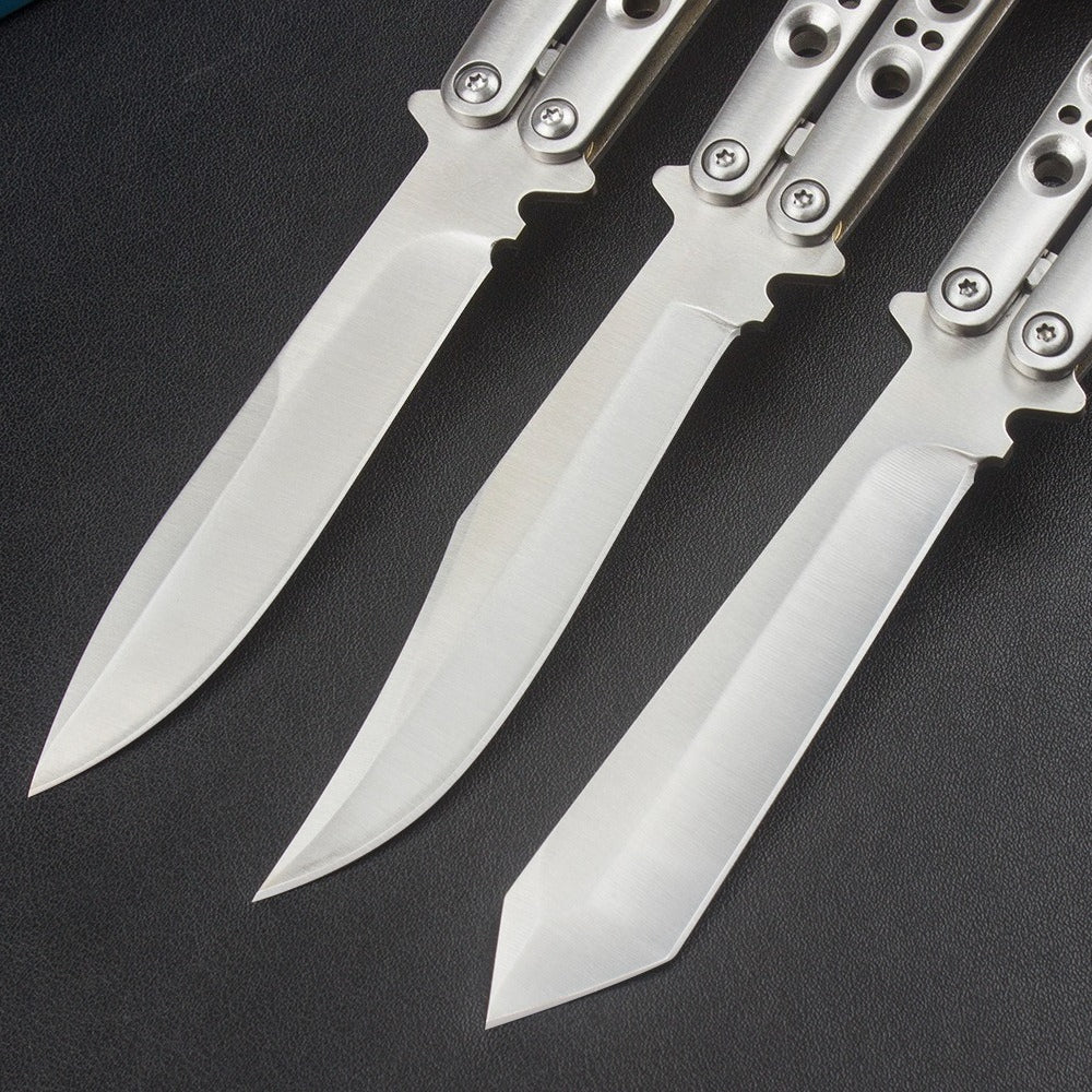 BM42 BM43 BM47 Sanding-finish Portable Balisong Knive - Image 4