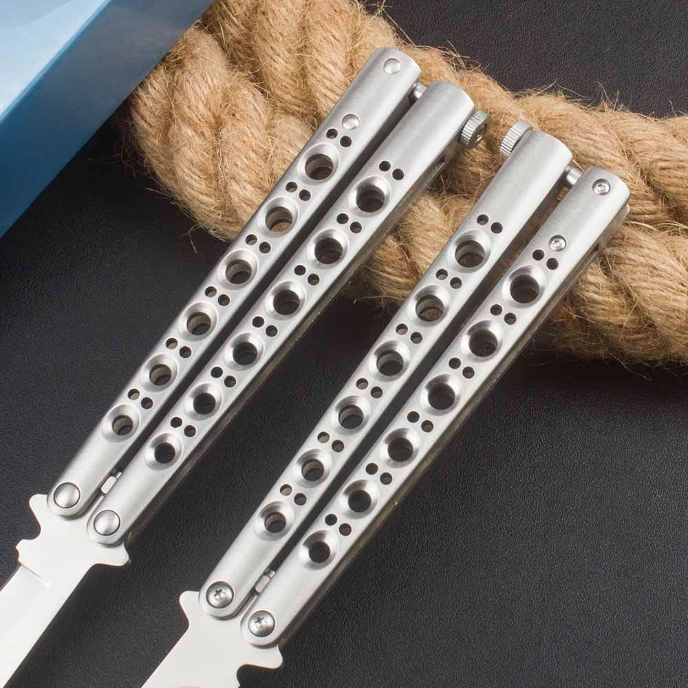 BM42 BM43 BM47 Sanding-finish Portable Balisong Knive - Image 5