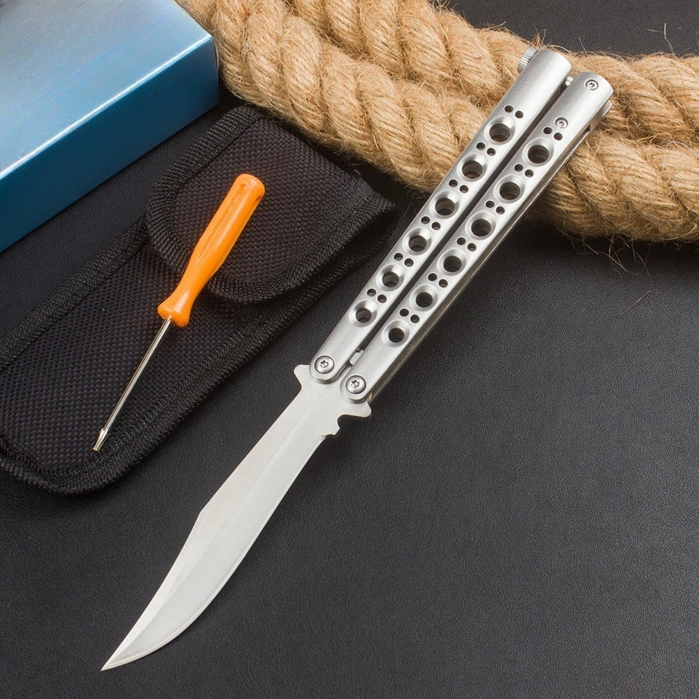 BM42 BM43 BM47 Sanding-finish Portable Balisong Knive - Image 7