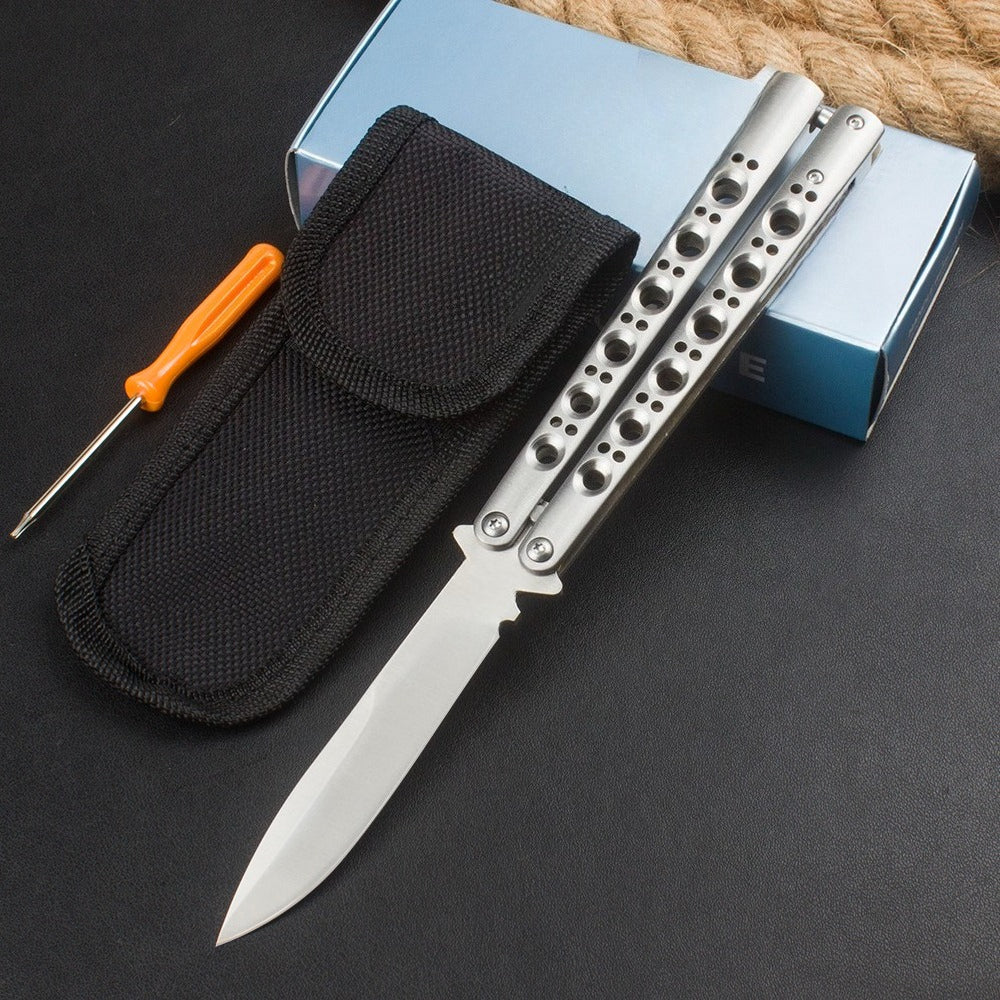 BM42 BM43 BM47 Sanding-finish Portable Balisong Knive - Image 8