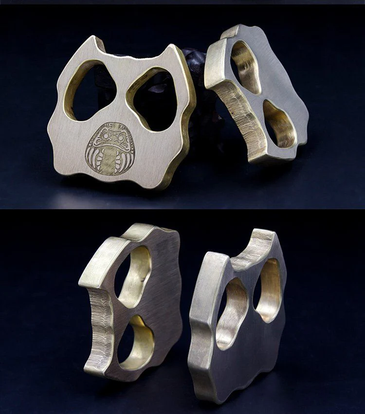 Brass Knuckle Duster Pet Shape Decoration Defense - Image 9