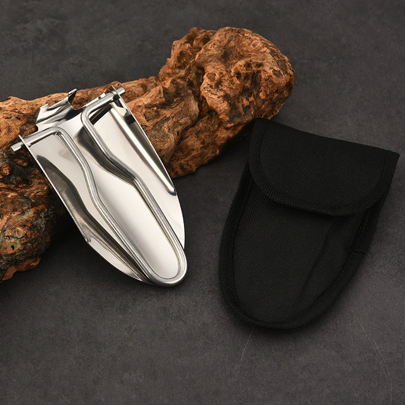Camping Folding Shovel Fishing Flowers Small Shovels - Image 3