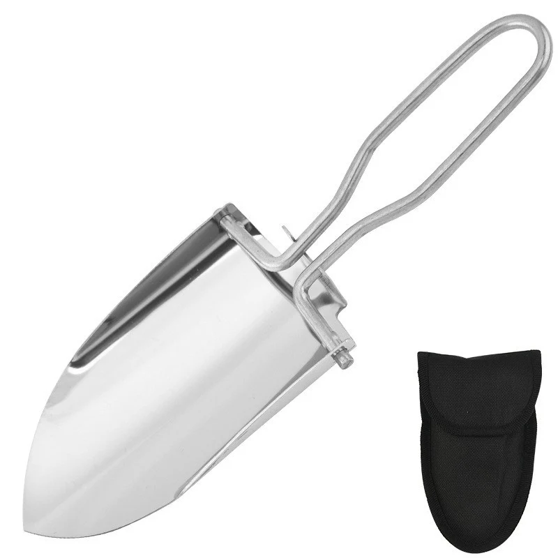 Camping Folding Shovel Fishing Flowers Small Shovels - Image 5