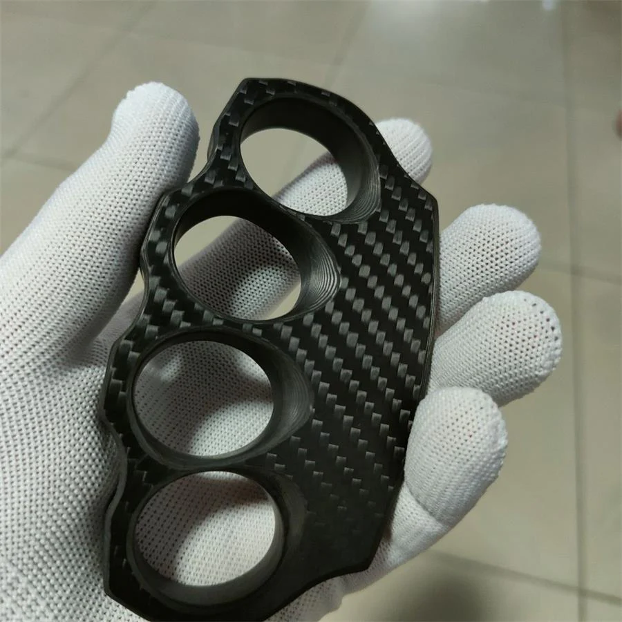 Carbon Fiber Knuckle Duster Window Breaker Defense Gear - Image 3