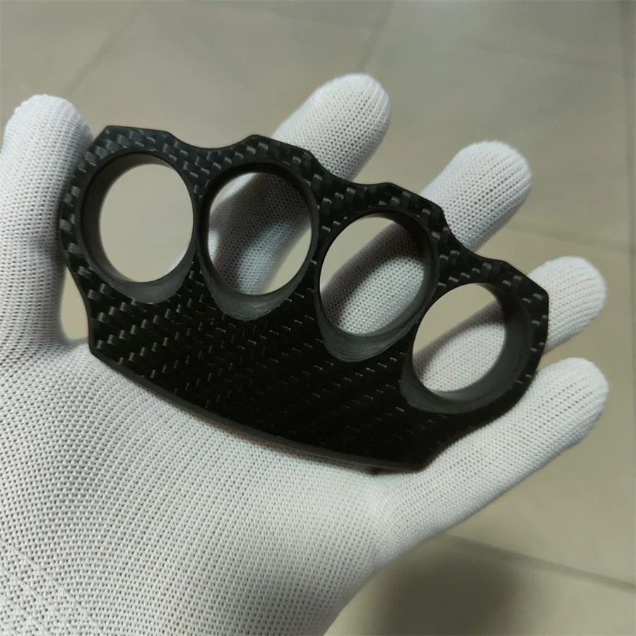 Carbon Fiber Knuckle Duster Window Breaker Defense Gear - Image 8