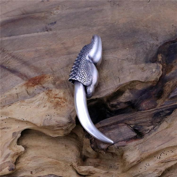 Carved Claw Pendant Necklace Self Defense EDC Tools Backpack Decoration - Image 6