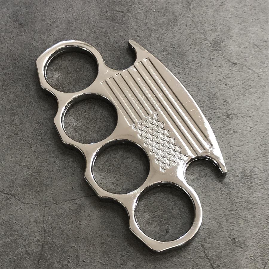 Classic Knuckle Duster Outdoor Self-defense EDC Tool - Image 10