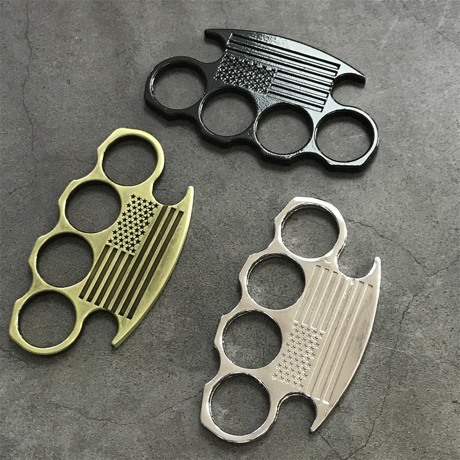 Classic Knuckle Duster Outdoor Self-defense EDC Tool - Image 2