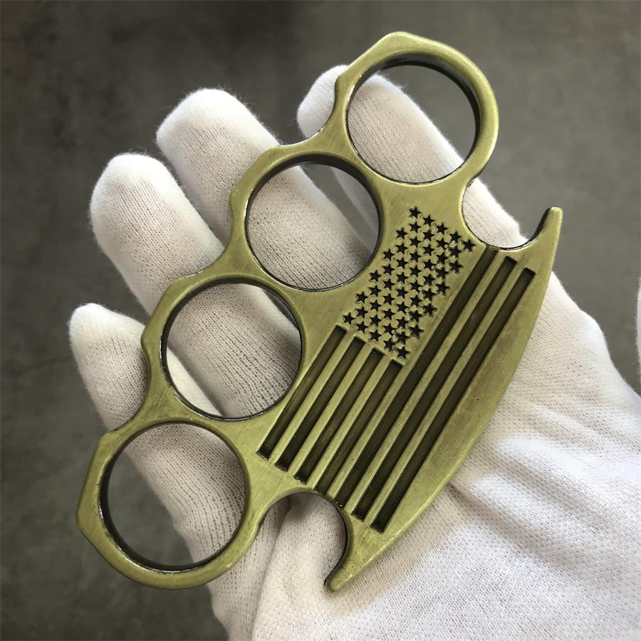 Classic Knuckle Duster Outdoor Self-defense EDC Tool - Image 7