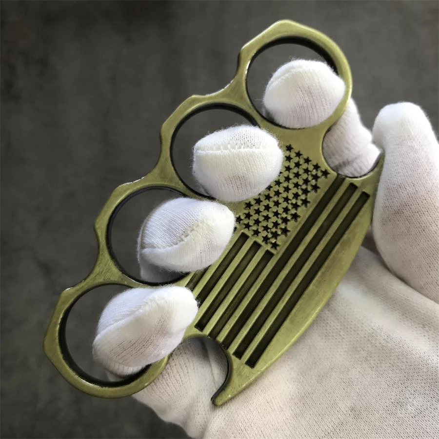 Classic Knuckle Duster Outdoor Self-defense EDC Tool - Image 8