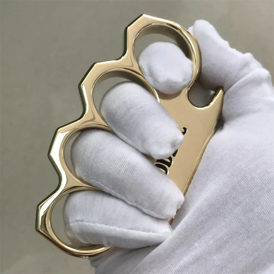 GODEDC KING OF GOD Classic Mirror Brass Knuckle Duster - Image 10