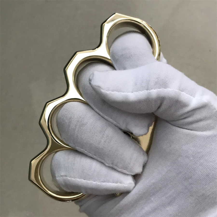 GODEDC KING OF GOD Classic Mirror Brass Knuckle Duster - Image 11