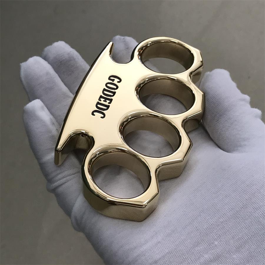 GODEDC KING OF GOD Classic Mirror Brass Knuckle Duster - Image 12