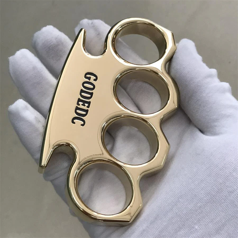 GODEDC KING OF GOD Classic Mirror Brass Knuckle Duster - Image 2
