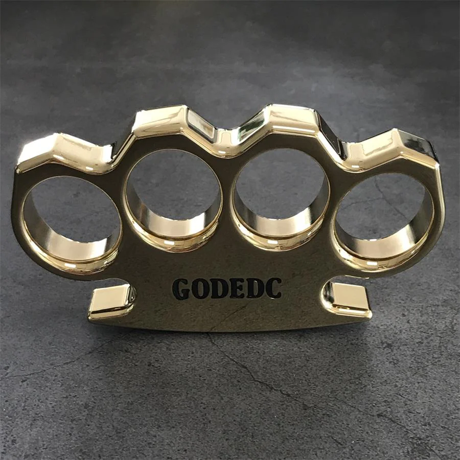 GODEDC KING OF GOD Classic Mirror Brass Knuckle Duster - Image 7