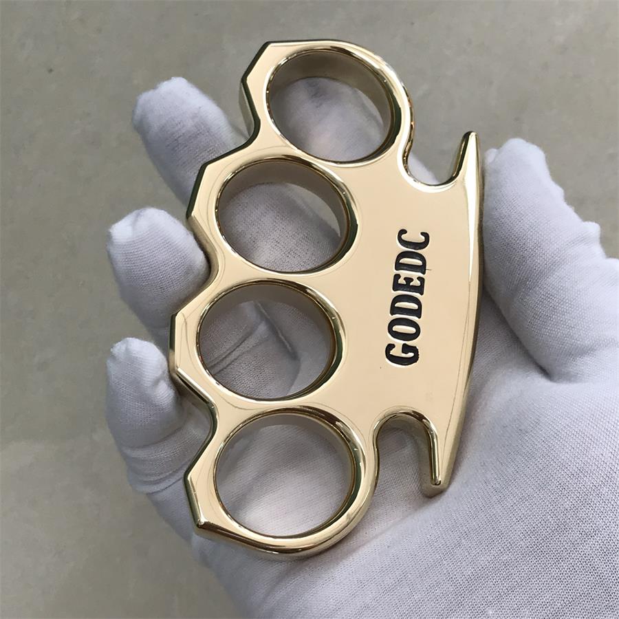 GODEDC KING OF GOD Classic Mirror Brass Knuckle Duster - Image 9