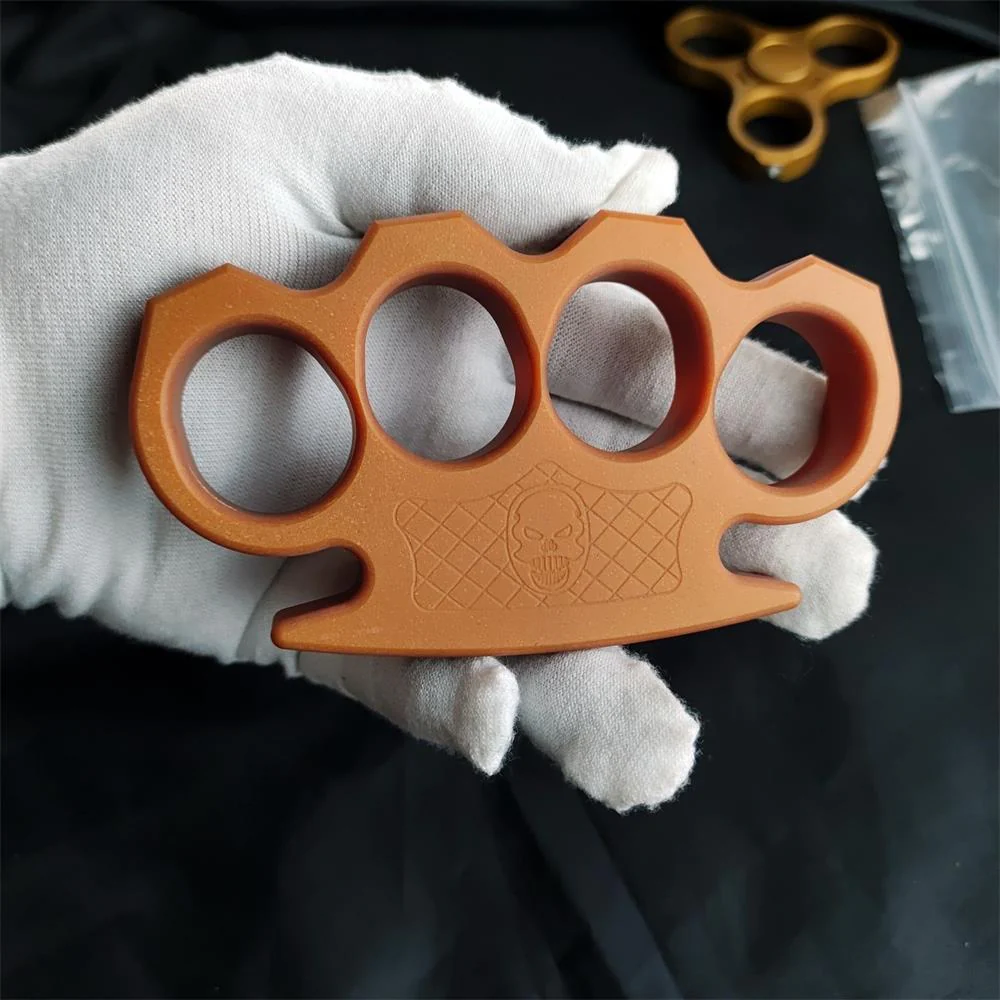 Classic Non-metallic Knuckle Duster Portable Self-defense EDC Tool - Image 4