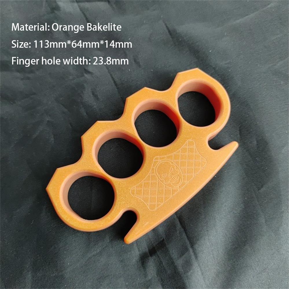 Classic Non-metallic Knuckle Duster Portable Self-defense EDC Tool - Image 5