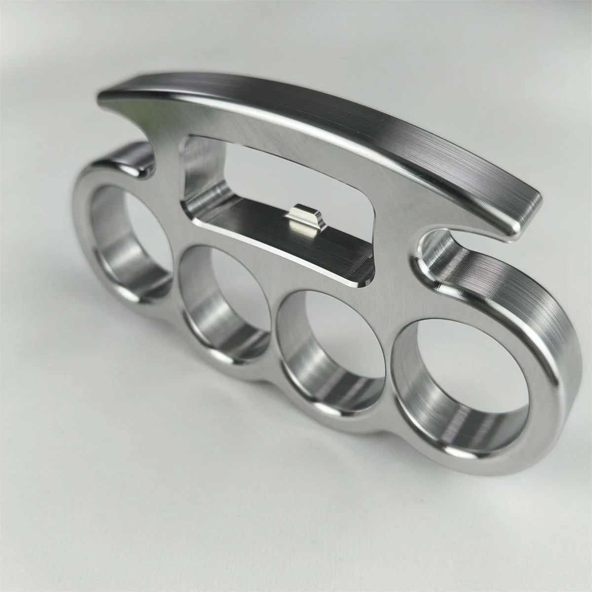 Classic Solid Steel Knuckle Duster Window Breaker Bottle Opener EDC Tool - Image 3