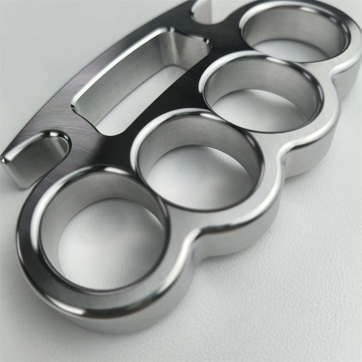 Classic Solid Steel Knuckle Duster Window Breaker Bottle Opener EDC Tool - Image 6