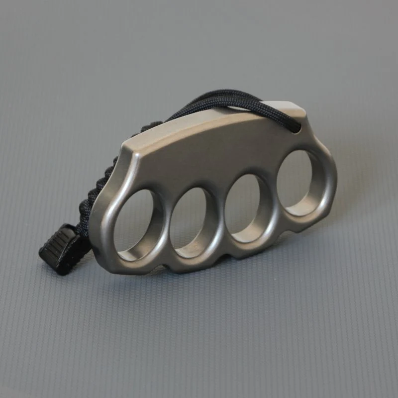 Classic Titanium Knuckle Duster Self Defense EDC Tool - Image 4