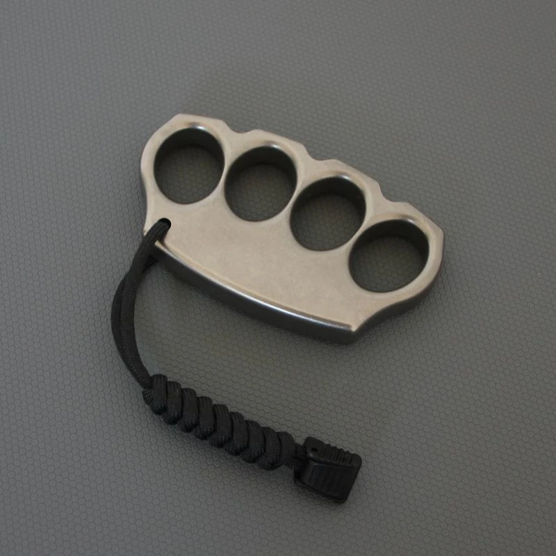 Classic Titanium Knuckle Duster Self Defense EDC Tool - Image 6