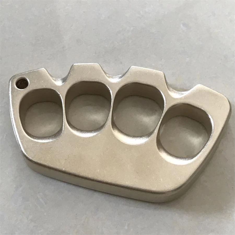 Creative Big Finger Hole Brass Knuckle Dusters - Image 3