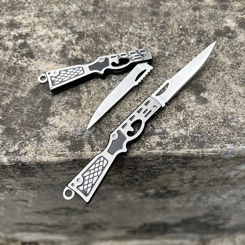 Creative Mini Folding Knife Keychain Pendant Decoration Invisible Knives - Image 2