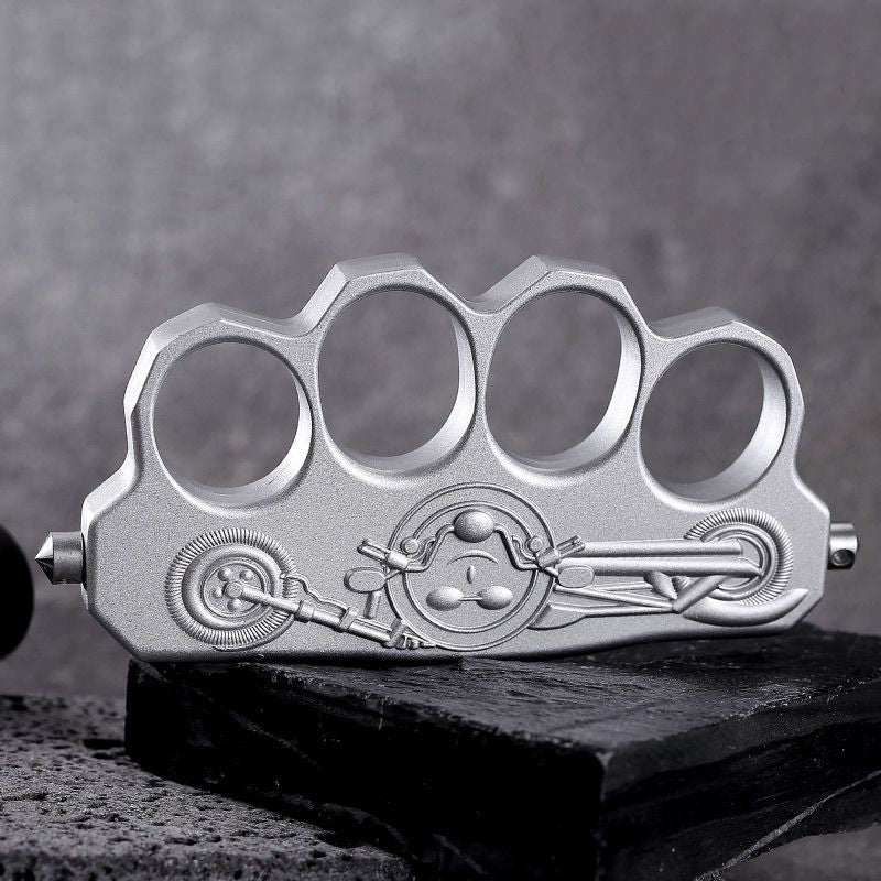 Creative Pattern Knuckle Duster Self-defense Window Breaking Gear - Image 2